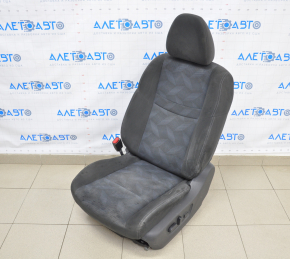 Водительское сидение Nissan Rogue 14-20 без airbag, электро, тряпка черное