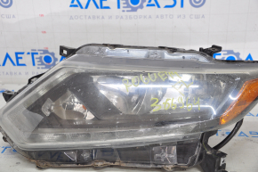 Far stânga față Nissan Rogue 14-16, gol, halogen, benzina