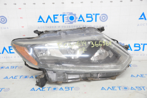 Far dreapta față Nissan Rogue 14-16, gol, halogen, benzina