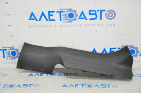 Capac prag interior spate dreapta Nissan Rogue 14-20 negru, zgarieturi