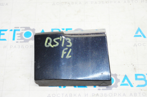 Capacul aripii din față stânga de jos Audi Q5 8R 13-17 cu ornamente cromate.