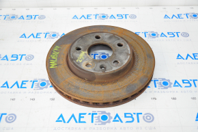 Placă de frână față dreapta Chevrolet Malibu 13-15 295/29mm ruginită.