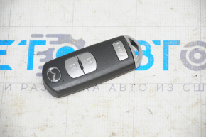 Ключ Mazda CX-5 13-16 smart 3 кнопки, царапины, полез хром