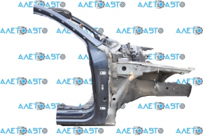 Partea din față dreapta a Audi Q5 8R 09-17 albastru W1/X5R pe caroserie