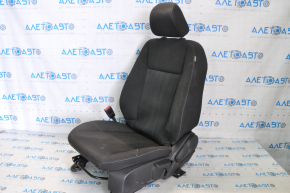 Водительское сидение Ford Focus mk3 15-18 рест, без airbag, механич, тряпка черн