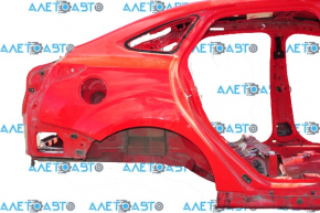 Aripa spate dreapta Ford Focus mk3 11-18 4d roșie pe caroserie.