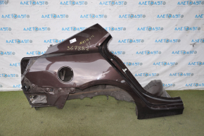 Aripa din spate dreapta a Chevrolet Malibu 13-15, culoare bordo.