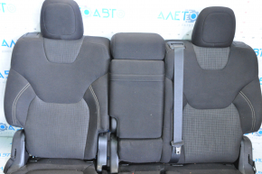 Bancheta din spate a Jeep Cherokee KL 14-18, al doilea rând, material textil, culoare neagră