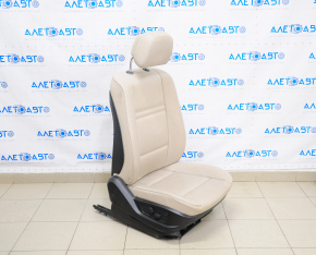 Scaun pasager BMW X5 E70 07-13 cu airbag, electric, piele, bej.