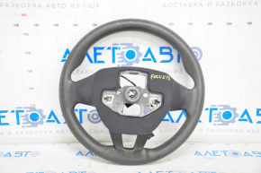 Руль голый Ford Focus mk3 15-18 рест, резина черн, потерт