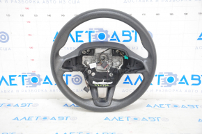 Руль голый Ford Focus mk3 15-18 рест, резина черн, потерт