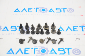 Метизы переднего бампера Ford Fusion mk5 13-16 некомплект