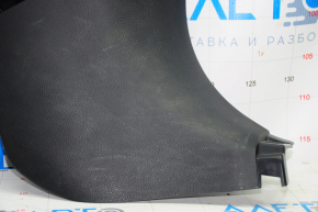 Накладка передней стойки нижняя правая Lexus RX350 RX450h 10-15 черная, затертая