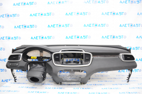 Panoul frontal cu AIRBAG pentru Kia Sorento 16-20, negru