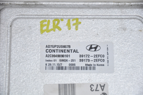 Modulul ECU al motorului Hyundai Elantra AD 17-20 2.0