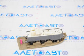 Controlul geamului electric din față, stânga, pentru Toyota Highlander 08-13, cu capac, culoare bej