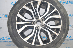 Roata R18 pentru Mitsubishi Outlander 16-21, tip 2, cu janta curbata, vopseaua s-a umflat.