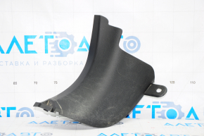 Capacul amortizorului frontal stânga inferior Subaru Forester 14-18 SJ negru, zgârieturi