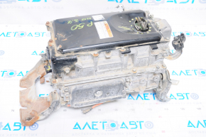 Инвертор Toyota Prius 50 16-18 сломаны фишки, крепление, примята верхняя крышка, пробит поддон, на запчасти