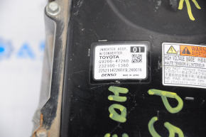 Инвертор Toyota Prius 50 16-18 сломаны фишки, крепление, примята верхняя крышка, пробит поддон, на запчасти
