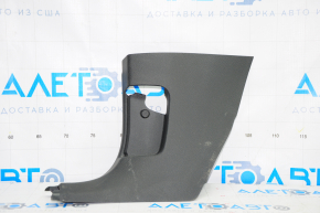 Capacul stâlpului frontal stânga de jos VW Passat b8 16-19 SUA negru, zgârietură