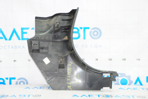 Capacul stâlpului frontal stânga inferior Nissan Altima 13-18 negru, zgârieturi