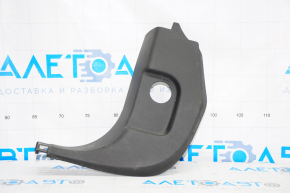 Capacul stâlpului frontal stânga inferior Ford Escape MK3 13-19 negru, prindere ruptă, zgârieturi