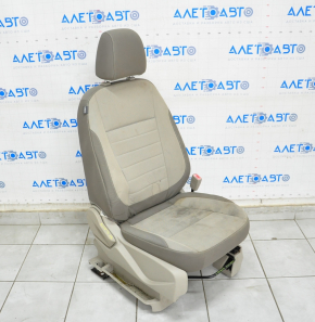 Пассажирское сидение Ford Escape MK3 13-19 без airbag, механич, тряпка беж, под химч