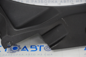 Capacul spate al barei inferioare dreapta Ford Focus mk3 11-18 5d negru, zgârieturi