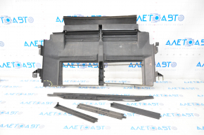 Jaluzele deflectorului radiatorului asamblate Ford Focus mk3 15-18 2.0 rest, rupturi, lipsa piesei