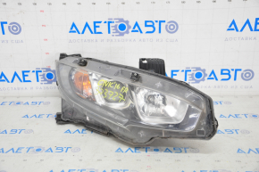 Far dreapta fata goală Honda Civic X FC 16-18, halogen, nisip.