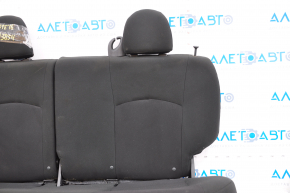 Bancheta din spate a celui de-al doilea rând Nissan Versa Note 13-19, material textil, culoare neagră