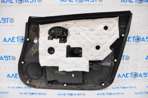 Panoul ușii față stânga Nissan Versa Note 13-19, negru, zgârieturi, pentru geamul electric mecanic.