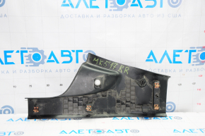 Capacul pragului din spate dreapta pentru Ford Fusion mk5 13-20, negru, zgârieturi