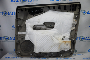 Capacul usii, cartela frontala stanga Ford Escape MK3 13-16 pre-restilizare bej cu insertie bej din plastic, cotiera din piele