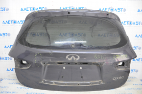 Дверь багажника голая Infiniti JX35 QX60 13-15 дорест, графит K50, примята