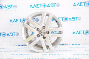 Roată de jantă R16 5x112 VW Jetta 11-18 SUA tip 2 bordură, pentru reparații, uzată.