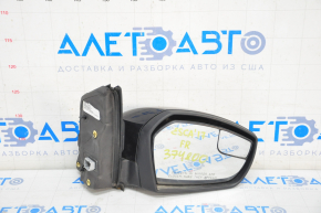 Зеркало боковое правое Ford Escape MK3 17-19 рест, 3 пина, черн