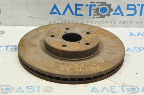 Placă de frână față stânga Subaru Outback 15-19 315/30mm ruginită.