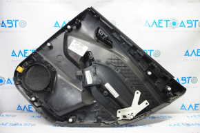 Capacul usii card spate stanga Ford Focus mk3 11-14 negru cu insertie neagra din plastic, zgarieturi