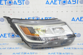 Far dreapta față asamblată Ford Explorer 16-19 restilizat, halogen + LED, luminoasă