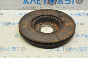 Placă de frână față dreapta Hyundai Sonata 11-15 300/28mm ruginită.