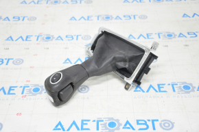 Ручка КПП Ford Explorer 11-19 кожа черная select shift, царапины на хроме