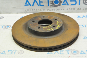 Placă de frână față dreapta Infiniti JX35 QX60 13- 27mm, ruginită