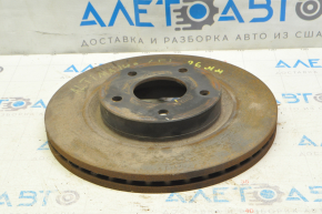 Placă de frână față stânga Nissan Altima 13-18 295/26mm ruginită