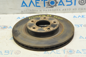 Placă de frână față dreapta Nissan Altima 13-18 295/26mm ruginită.