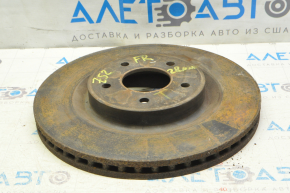 Placă de frână față dreapta Nissan Pathfinder 13-20 320/28mm ruginită.