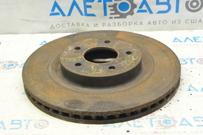 Placă de frână față stânga Nissan Pathfinder 13-20 320/28mm ruginită.