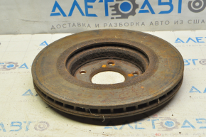 Placă de frână față stânga Nissan Leaf 11-17 295/26mm, ruginită.