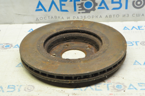 Placă de frână față dreapta Nissan Leaf 11-17 295/26mm, ruginită.